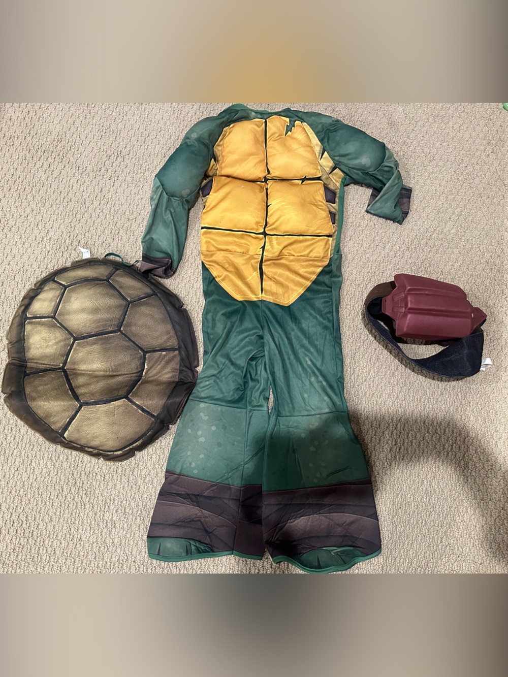 Turtle Ninja - Raphael Green Costume - Picture 2 of 2
